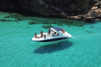 Private Full Day Boat Tour from Sant Antoni de Portmany