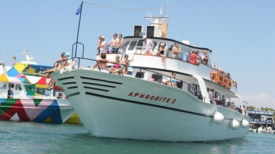 Departure from Ayia Napa Harbour.