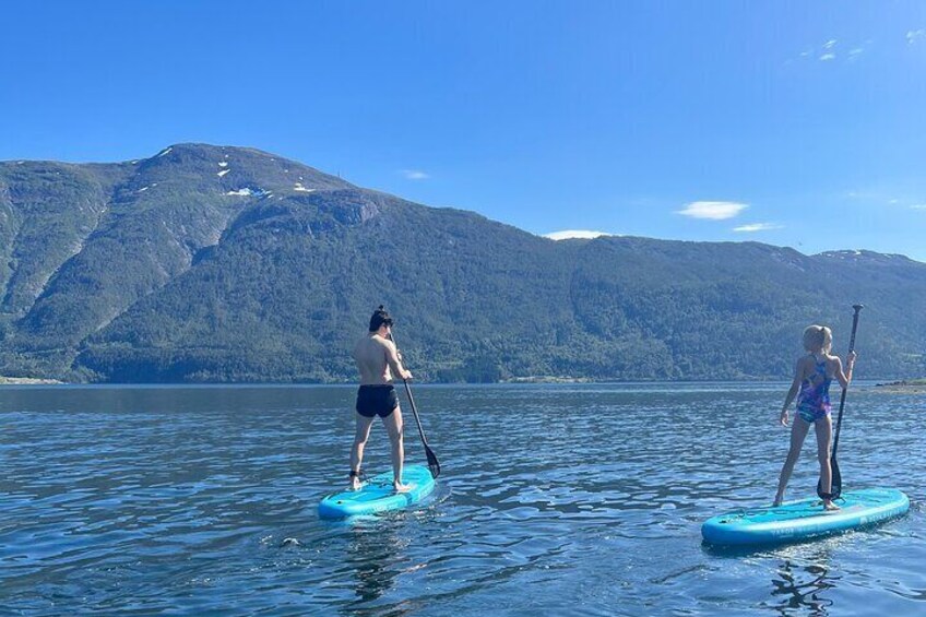 Renting SUP boards (paddle boards)