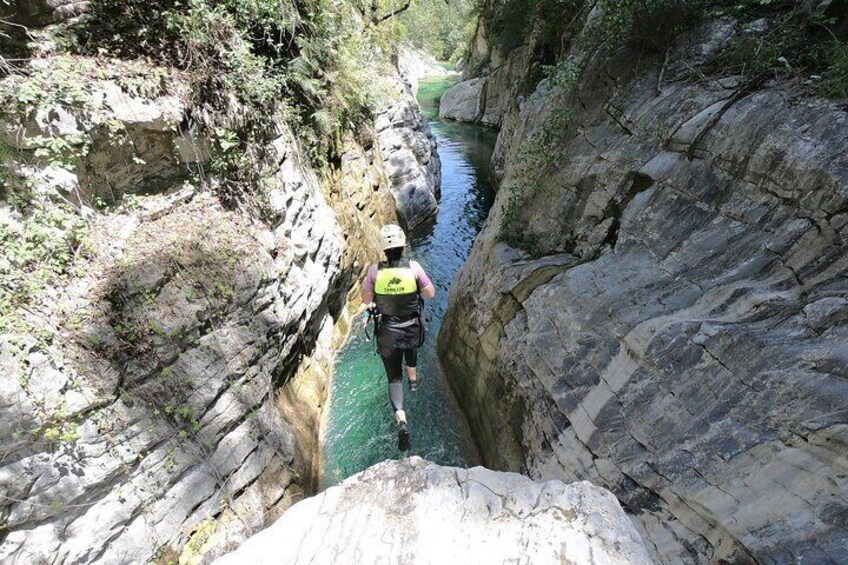 more than 27 jumps into the water from 1 to 12 meters