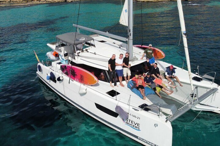 Luxury Catamaran Sailing with Fresh Tapas OpenBar Max 10-12Person