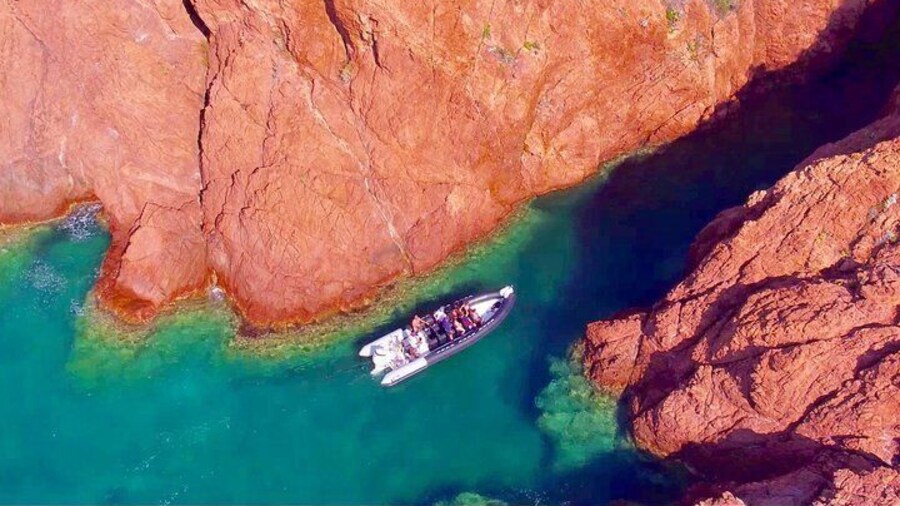 Isolated coves ...