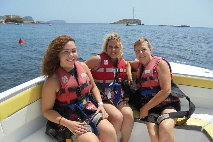 Parasailing in Ibiza with HD Video Option