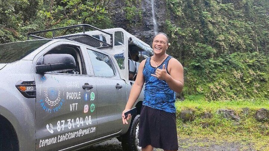 Découvrez le Mana durant la traversée de Tahiti en 4x4 Safari