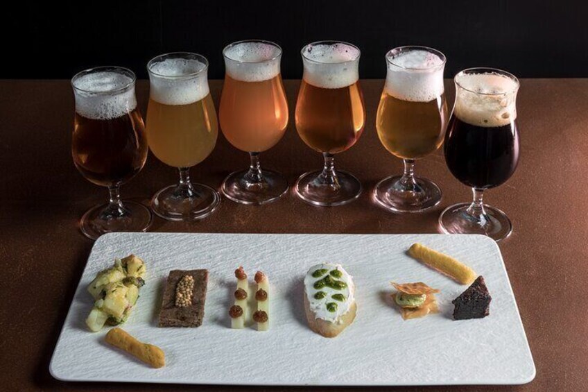 beer tasting flight