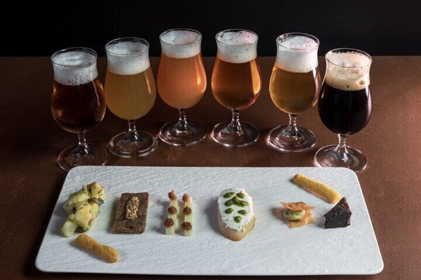 beer tasting flight