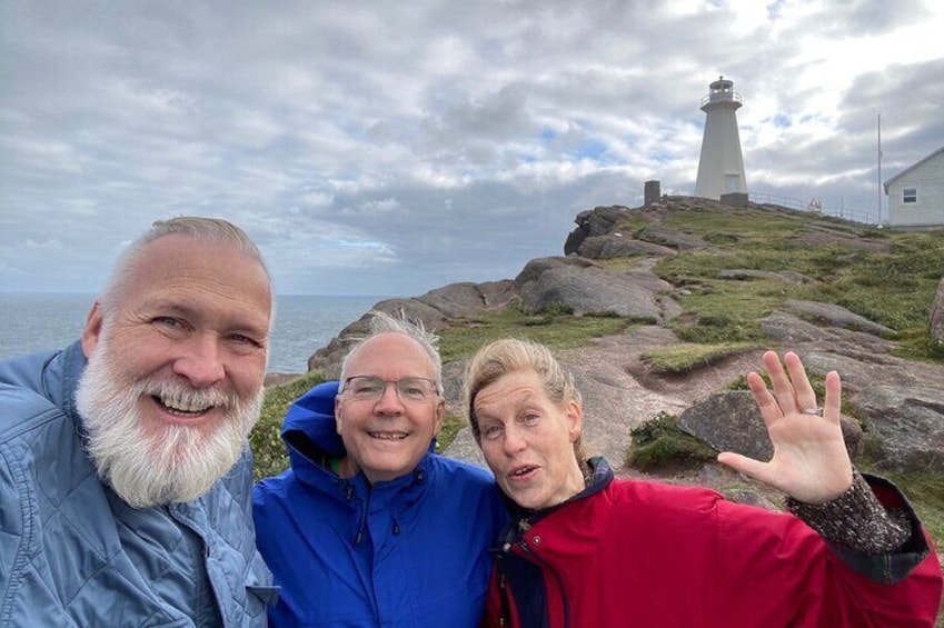 Cape Spear National Historic Site, with guests from Hamilton/GTA