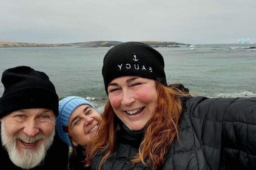 Ferryland with visitors from California
