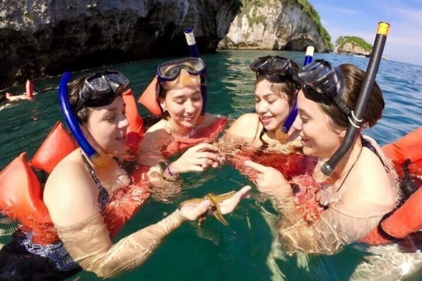 Boat and Snorkel Tour to 5 Islands of Los Arcos