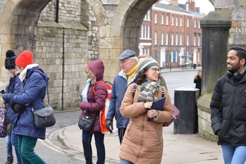 We feel like kings and queens walking down Micklegate towards Ouse Bridge.