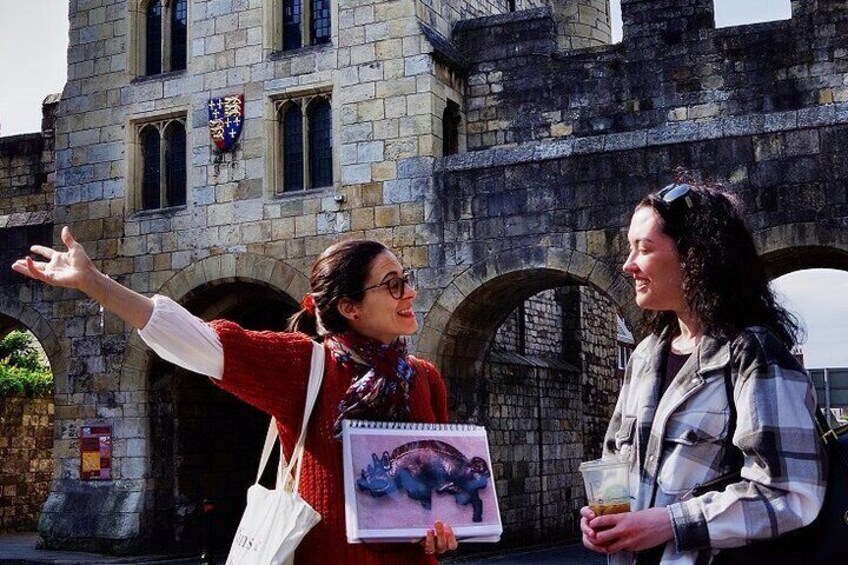 Welcome! We start at Micklegate Bar with England's most infamous king...