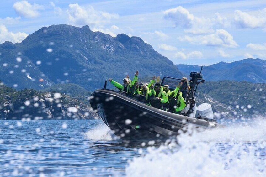Exciting way to get to the fjords!
