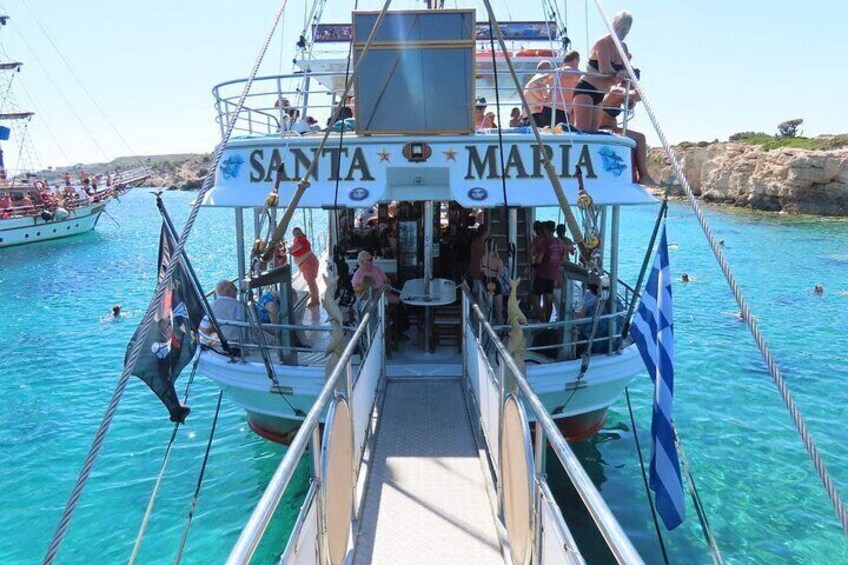 The Santa Maria Full-Day Island Cruise in Aegean Sea 