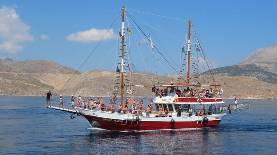 The Santa Maria Full-Day Island Cruise in Aegean Sea