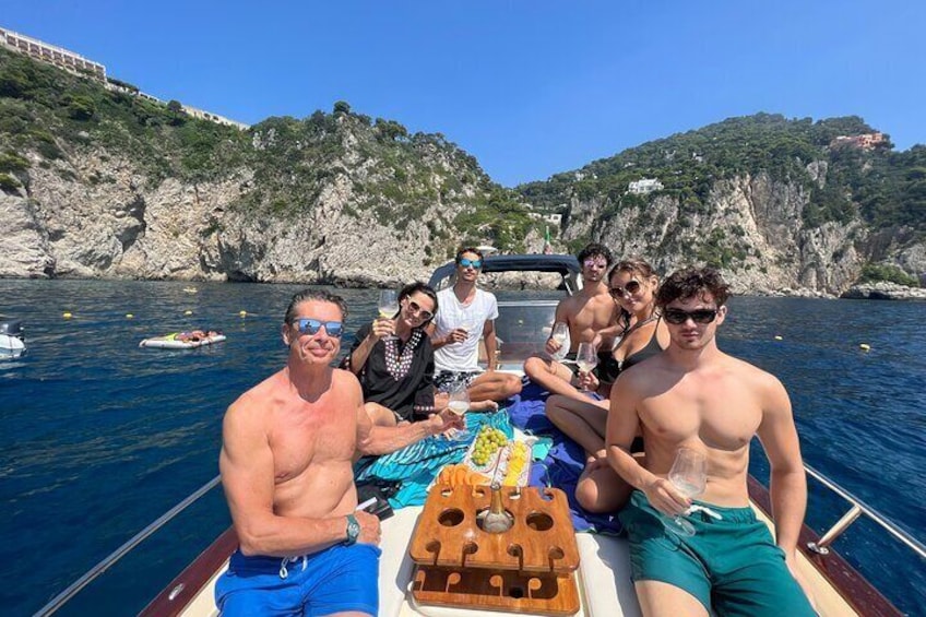 From Sorrento: Capri Private boat tour Full Day