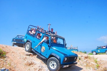 Jeep Safari with Off-Road, Lunch, Boat Tour & Transfer from Side