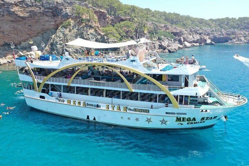 Antalya Mega Star Yatch Tour with Foam Party and Lunch