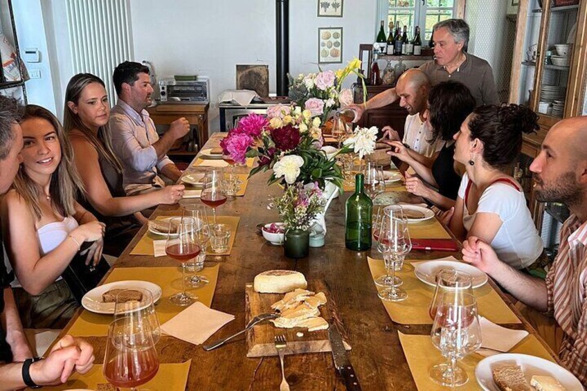 Biodynamic Chianti Classico Wines and Focaccia with a Sommelier