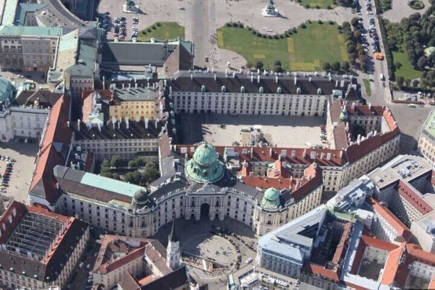 The Hofburg, residence of the Habsburgs from the 13th century to 1918