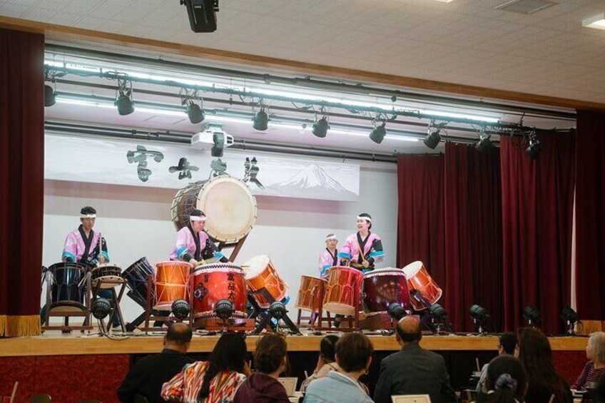 Japanese drum performance