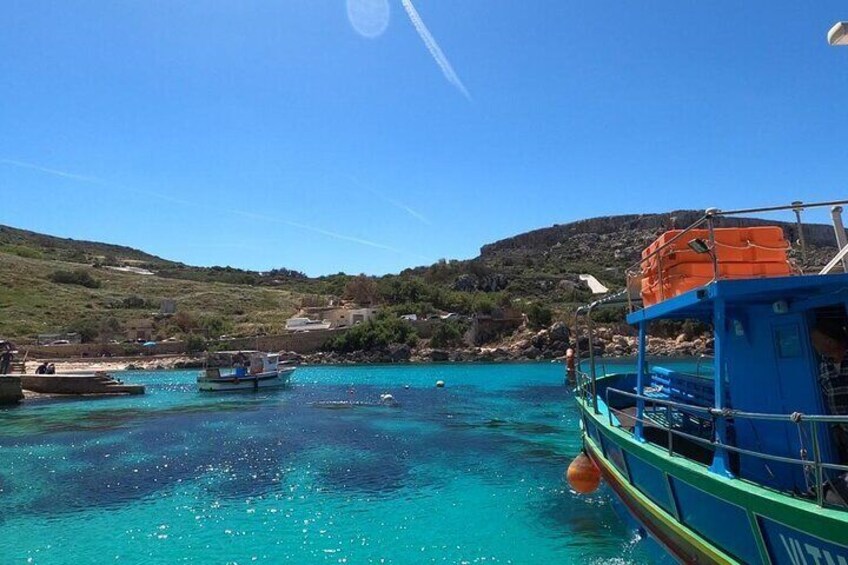 Boat charter and Boat trips around Comino and Maltese islands
