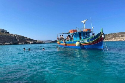 Private Boat charter to Crystal & Blue Lagoon, Caves & Comino