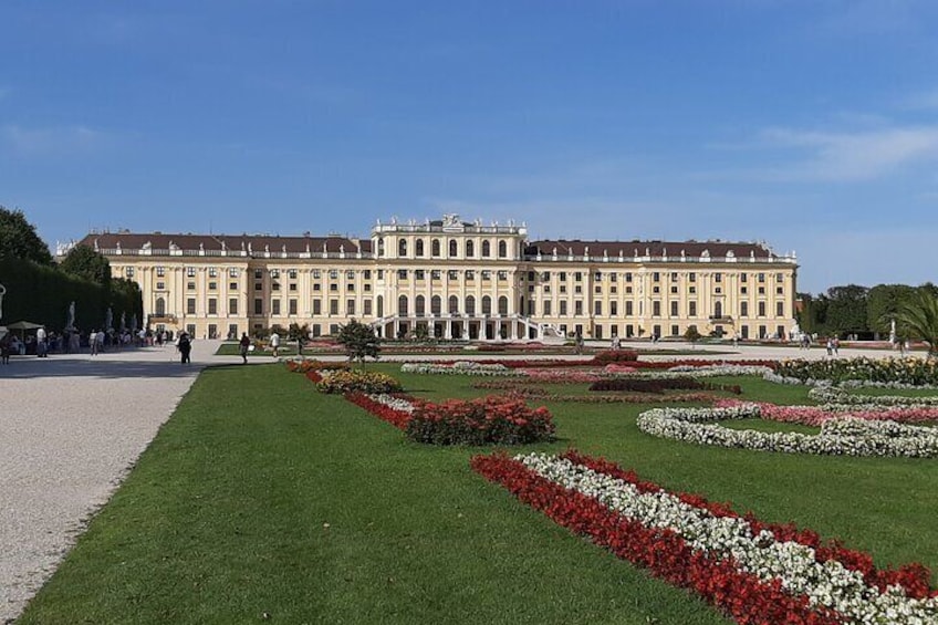 Schönbrunn Palace from south side
