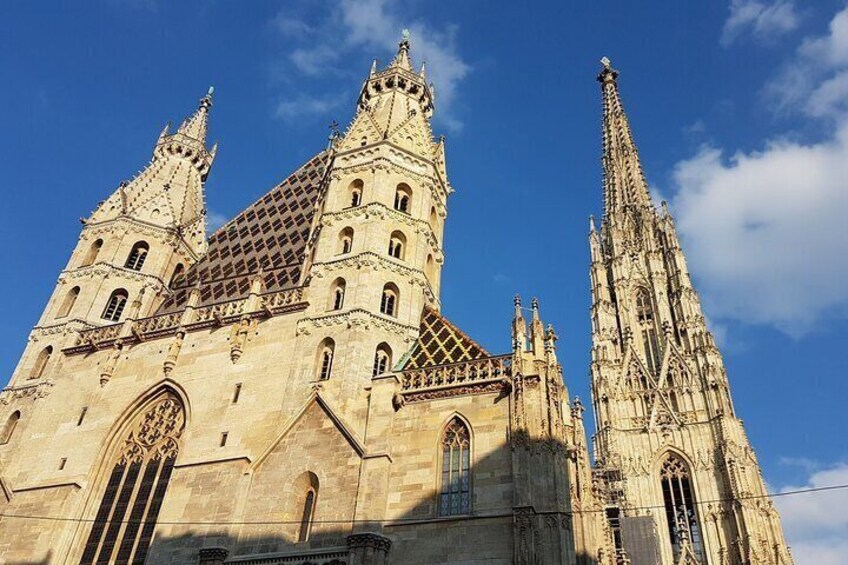 St. Stephen's Cathedral, giant gate in the Romanesque part on the west side