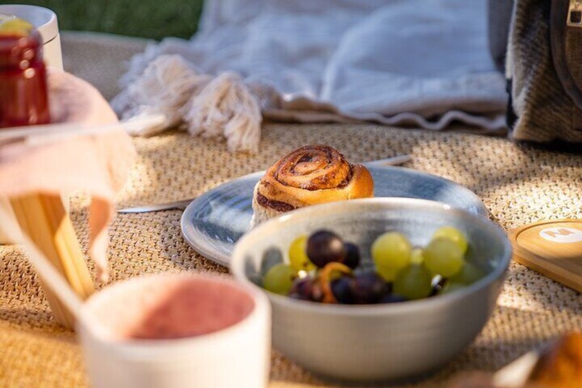 Breakfast Picnic at the lake