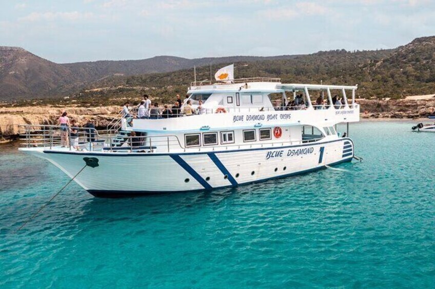 Paphos: Blue Lagoon Cruise With Water Slide