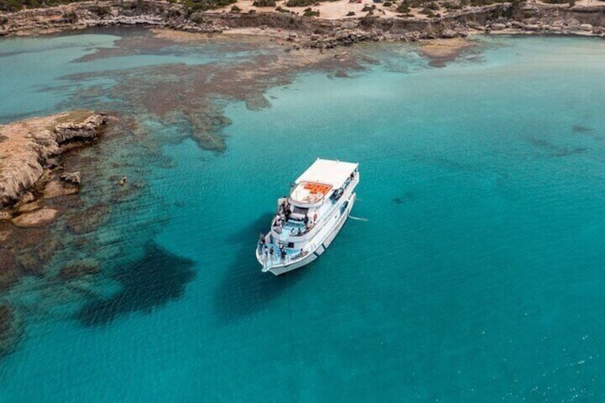 From Paphos: Blue Lagoon Cruise With Water Slide