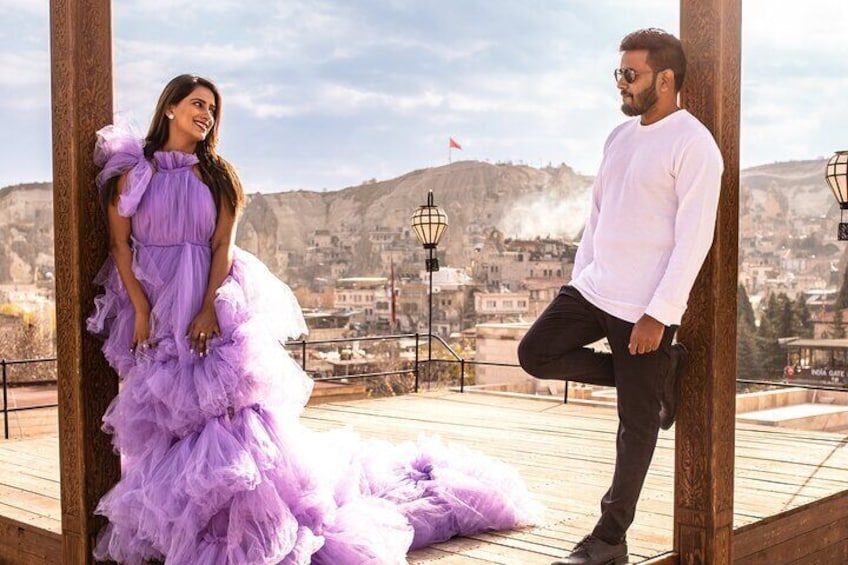 Professional Photo Shoot with Hot Air Balloons in Cappadocia