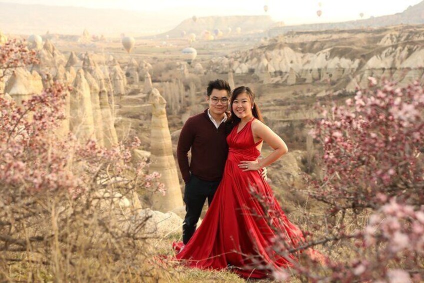 Professional Photo Shoot with Hot Air Balloons in Cappadocia