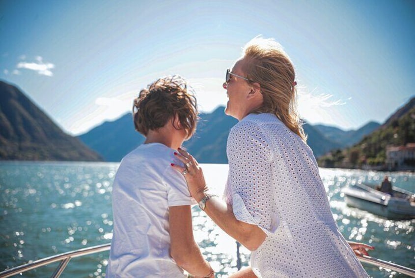 4 Hours Private Tours on boat on Lake Como with Captain