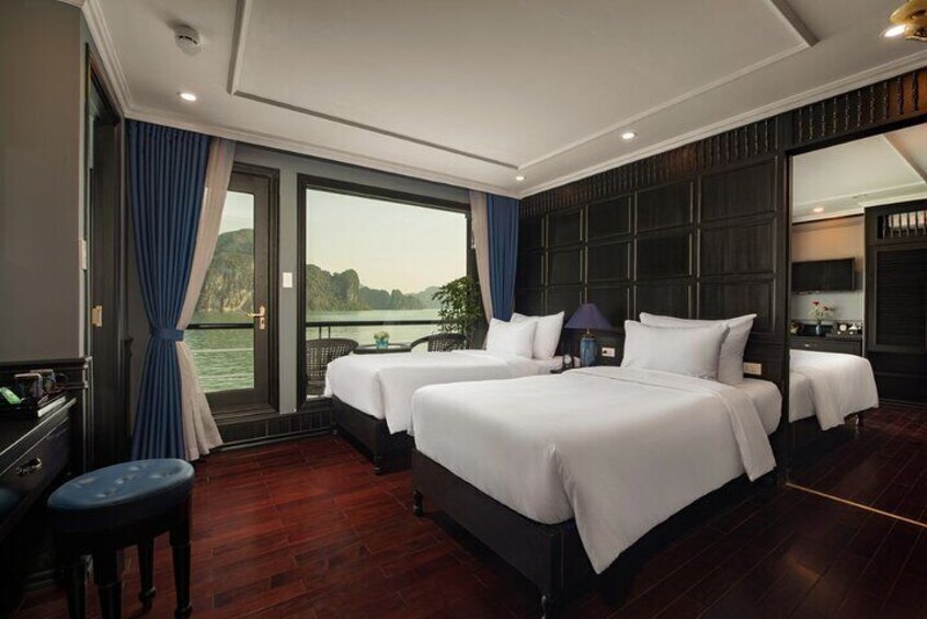 All-Inclusive 2 Day 1 Night Ha Long Bay Luxury Cruises & Balcony