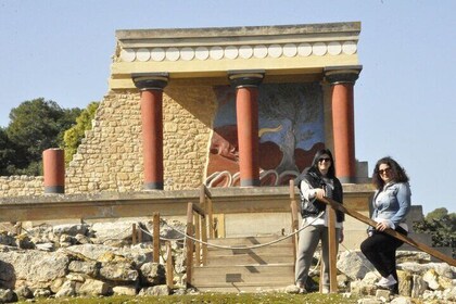 Excursion d'une journée complète à la grotte de Knossos de Zeus Lasithi et ...