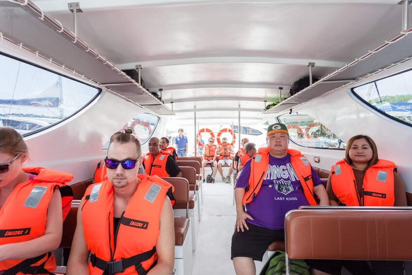 Travel from Koh Phi Phi Laem Tong Beach to Phuket Ao Po by speed boat