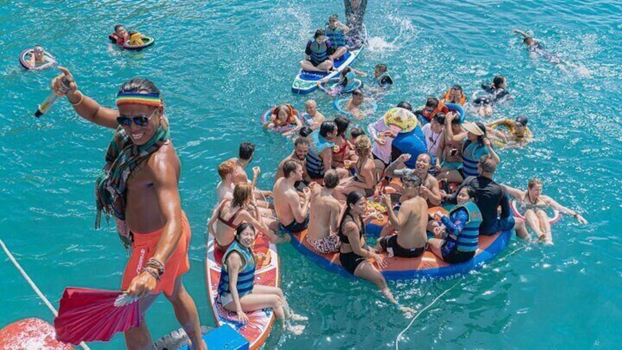 Coral Reef Snorkeling and Floating Bar Party from Nha Trang