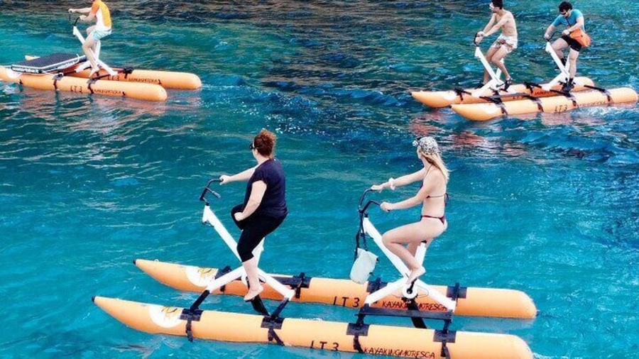 Hydrobike tour with aperitif and dolphins