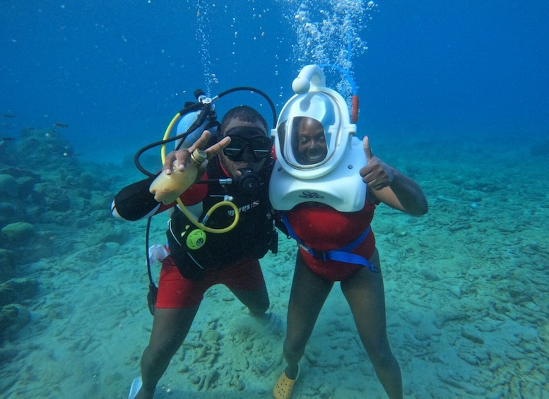 Picture 1 for Activity SeaTrek Underwater helmet diving experience Curacao