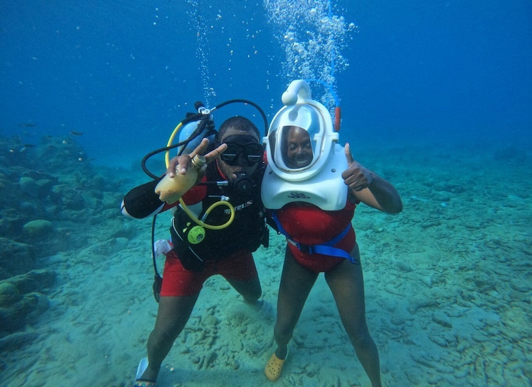 Picture 7 for Activity Willemstad: Guided Underwater Walking Experience