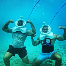 SeaTrek onderwaterhelm duikervaring Curaçao
