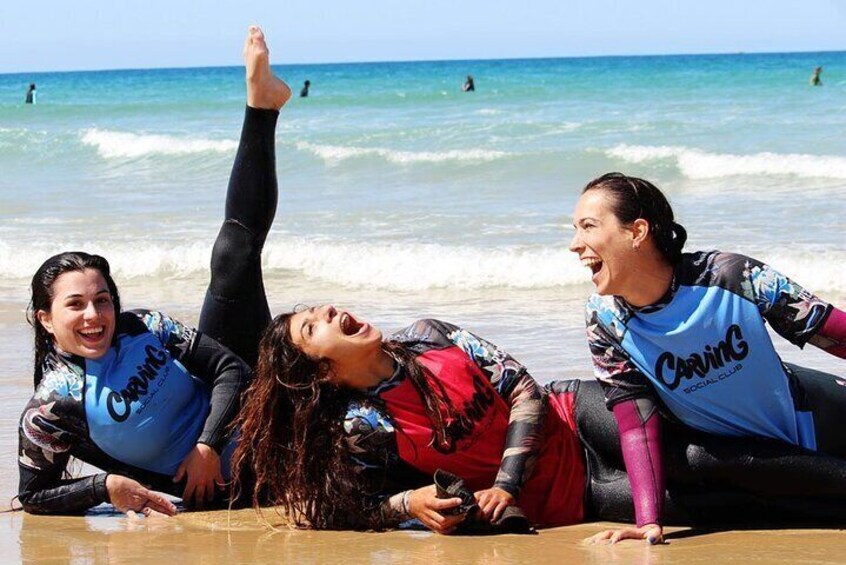 Group Surf Lesson in Palmar de Vejer