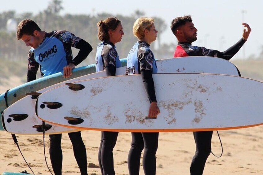 Group Surf Lesson in Palmar de Vejer