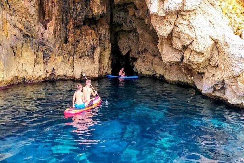Boat Tour from The Beaches of Ibiza to The Cave of Cala Basa