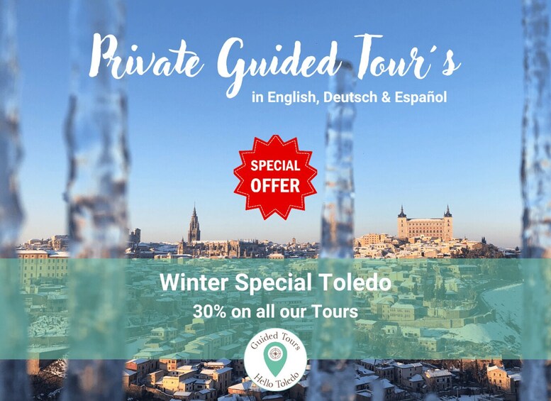 Toledo: private guided tours in English, German or Spanish