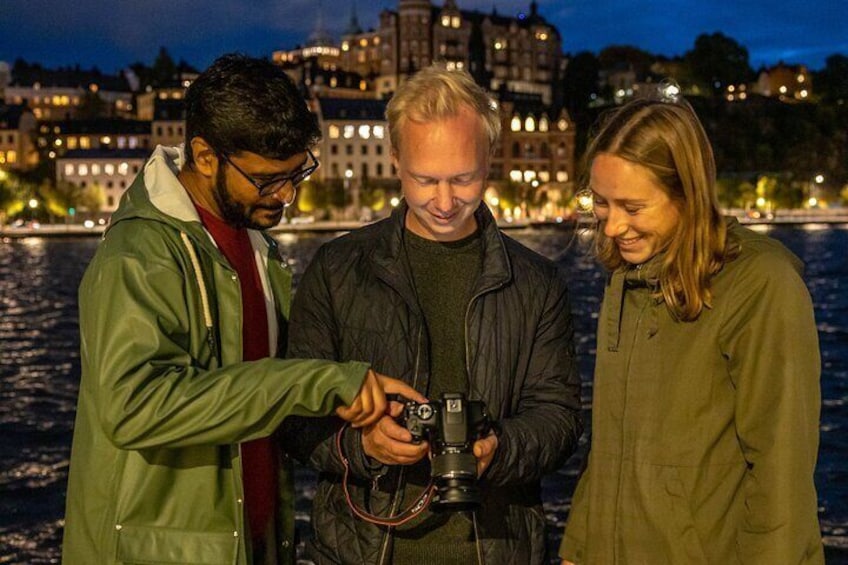 2-Hour Photo Walk in Stockholm by Night