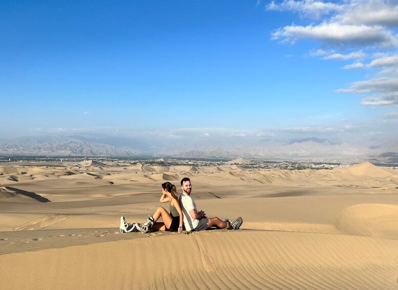 Picture 1 for Activity From Ica or Huacachina: Dune Buggy at Sunset & Sandboarding