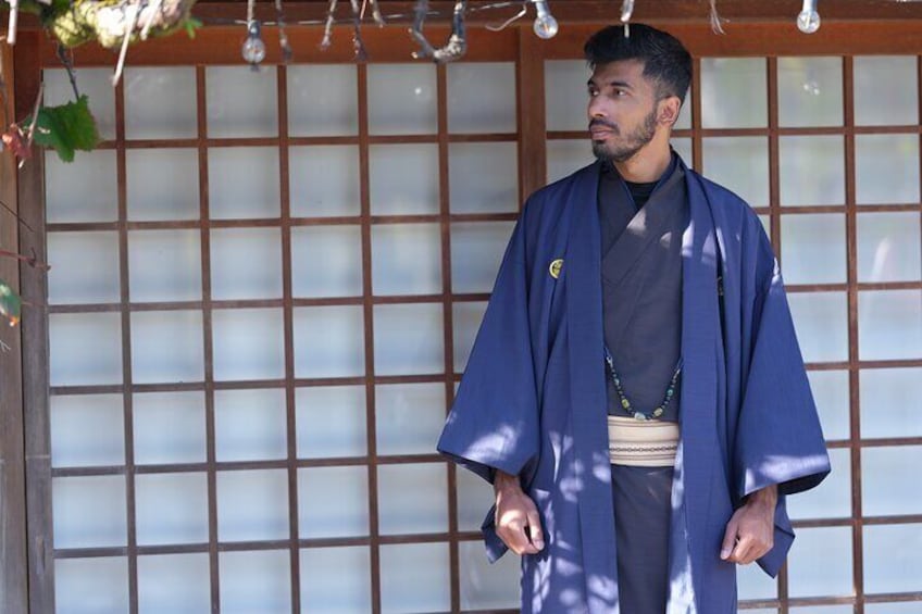 Kimono And Yukata rental In Kyoto (men's plan)