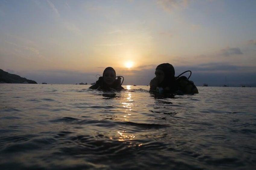 Diving baptism in the Marine Reserve of Cabo Tiñoso